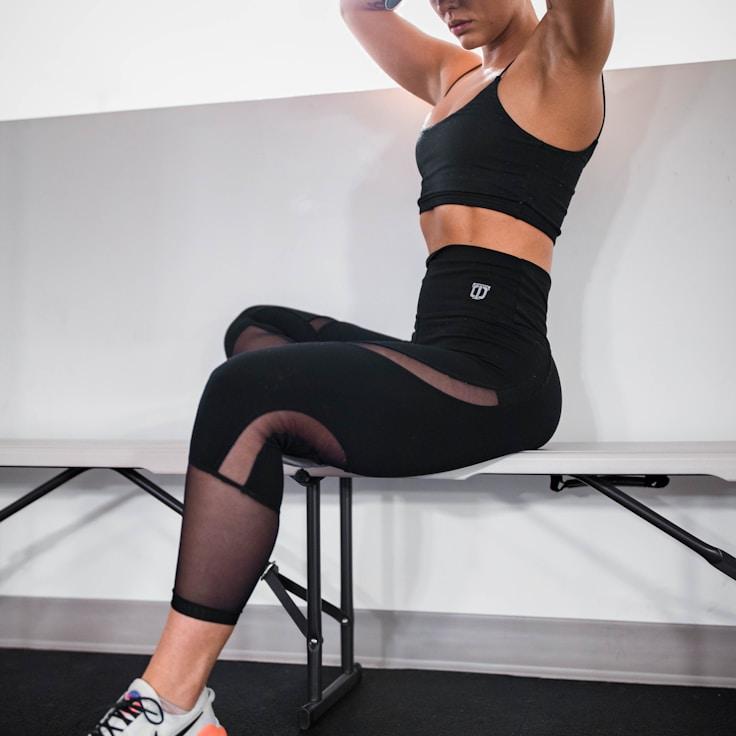 Professional gym interior with strength equipment